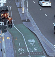 camera frames going by at King St